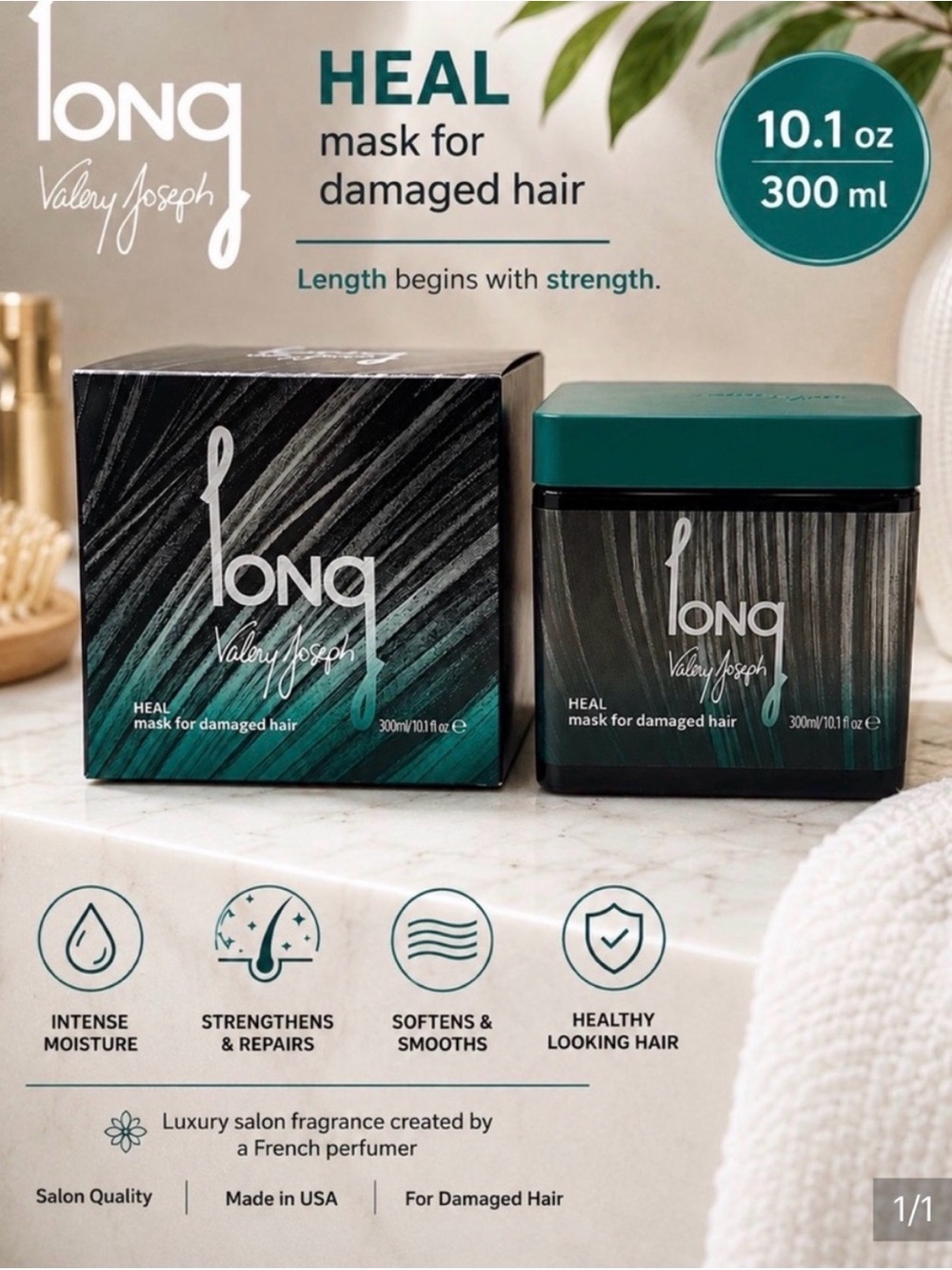 Long by Valery Joseph Heal Mask for Damaged Hair